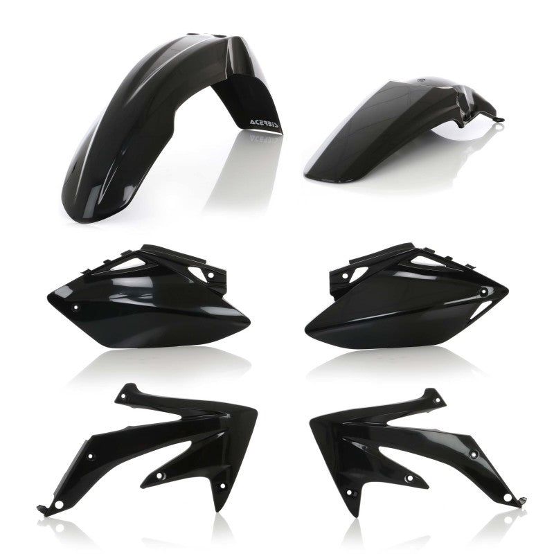 Acerbis 07-08 Honda CRF450R Plastic Kit - Black-Plastics-Acerbis-ACB2082050001-SMINKpower Performance Parts