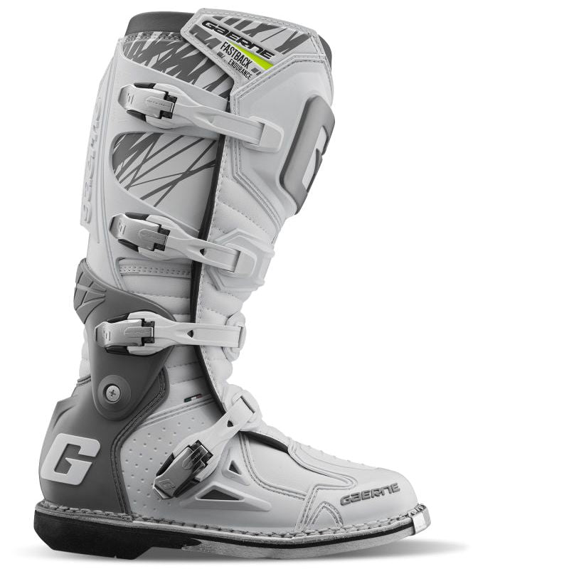 Gaerne Fastback Endurance Boot White Size - 9-Motorcycle Boots-Gaerne-GAR2196-004-9-SMINKpower Performance Parts