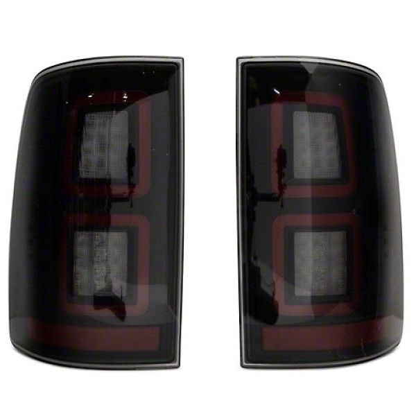 Raxiom 09-18 Dodge RAM 1500 LED Tail Lights- Black Housing (Smoked Lens)