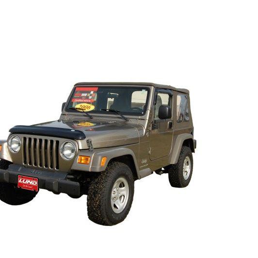 AVS 97-06 Jeep Wrangler Ventvisor Outside Mount Window Deflectors 2pc - Smoke