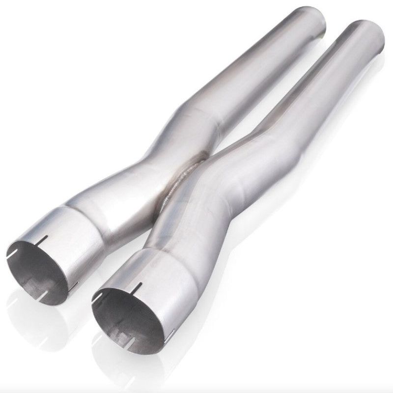 Stainless Works 3in X-Pipe (Parallel) w/ 4.125in Center-to-Center - 3in ID Expanded Inlets