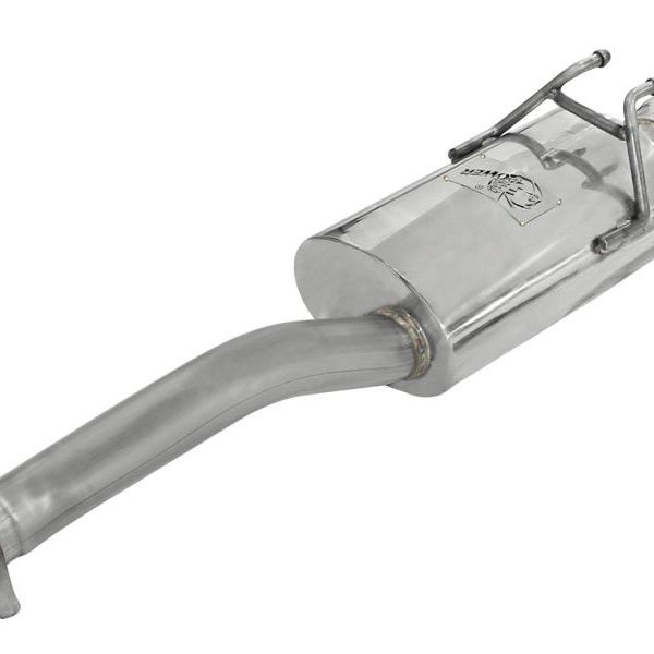 aFe Takeda Exhaust 2.5in Dia 304SS Axle-Back w/Polished Tip 06-11 Honda Civic EX Sedan L4 1.8L-Axle Back-aFe-AFE49-36610-SMINKpower Performance Parts