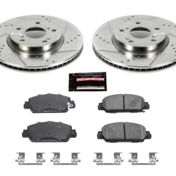 Power Stop 13-19 Honda Accord Front Z23 Evolution Sport Brake Kit