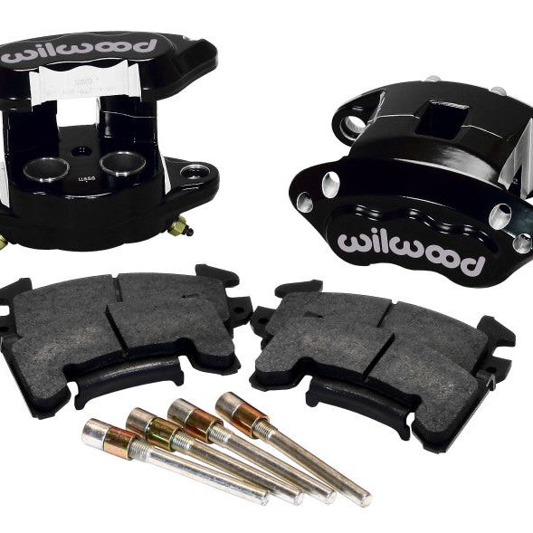 Wilwood D154 Rear Caliper Kit - Black 1.12 / 1.12in Piston 1.04in Rotor