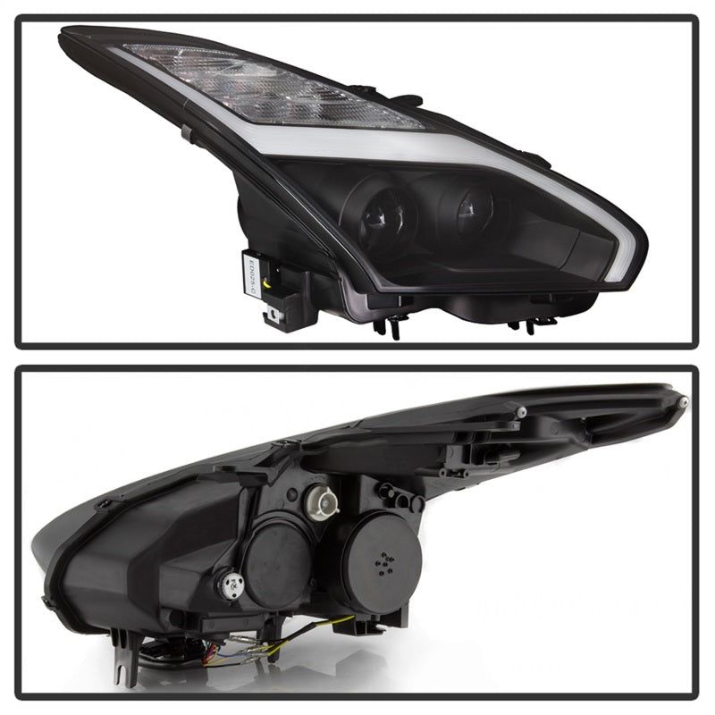 Spyder Nissan GTR R35 09-14 - Projector Headlights - DRL LED - Black-Headlights-SPYDER-SPY5085696-SMINKpower Performance Parts