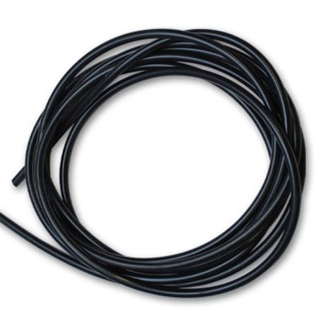 Vibrant 3/16in (4.75mm) I.D. x 25 ft. of Silicon Vacuum Hose - Black-Hoses-Vibrant-VIB2102-SMINKpower Performance Parts