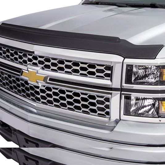 AVS 07-14 Chevy Tahoe Aeroskin II Textured Low Profile Hood Shield - Black