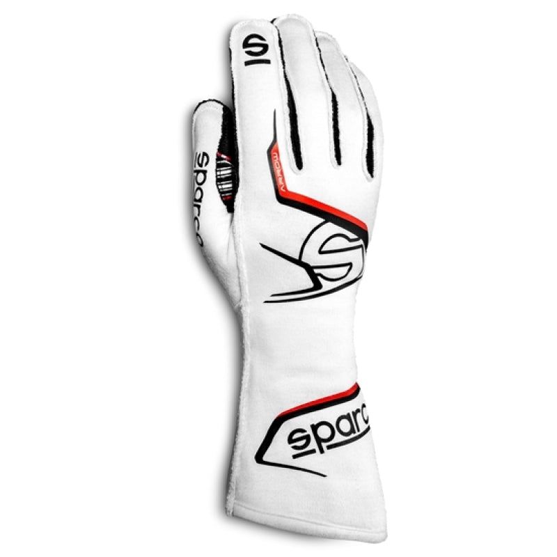 Sparco Gloves Arrow Kart 10 WHT/BLK-Racing Gloves-SPARCO-SPA00255710BINR-SMINKpower Performance Parts