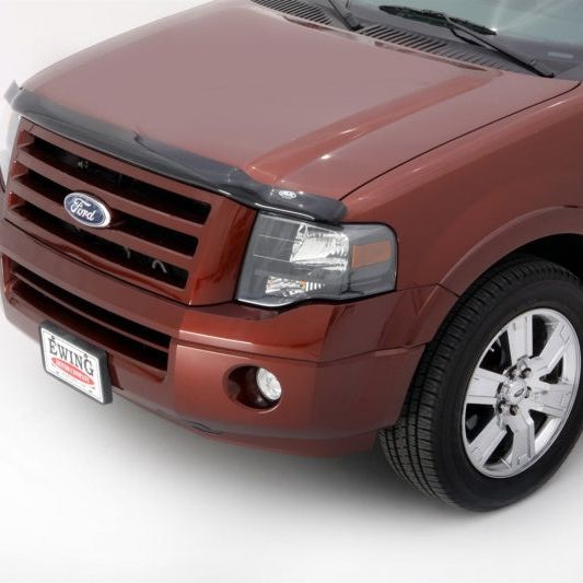 AVS 07-17 Ford Expedition Hoodflector Low Profile Hood Shield - Smoke