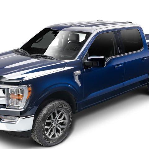 AVS 2021 Ford F-150 (Excl. Tremor/Raptor) Aeroskin Low Profile Acrylic Hood Shield - Smoke