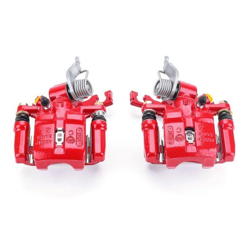 Power Stop 98-02 Honda Accord Rear Red Calipers w/Brackets - Pair-Brake Calipers - Perf-PowerStop-PSBS2088-SMINKpower Performance Parts
