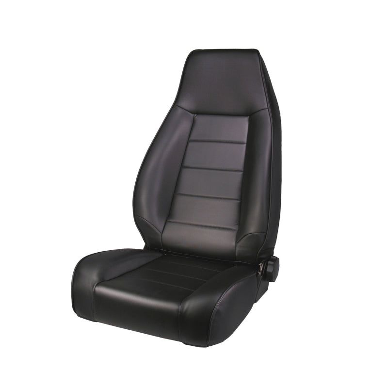 Rugged Ridge High-Back Front Seat Reclinable Black Denim 76-02 CJ&W-Seat Brackets & Frames-Rugged Ridge-RUG13402.15-SMINKpower Performance Parts