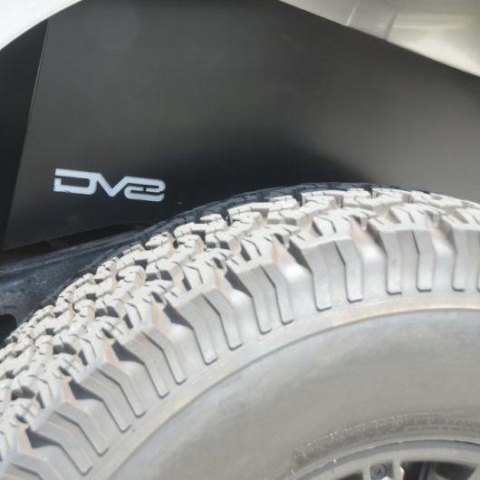 DV8 Offroad 07-18 Jeep Wrangler JK Rear Aluminum Inner Fender - Black