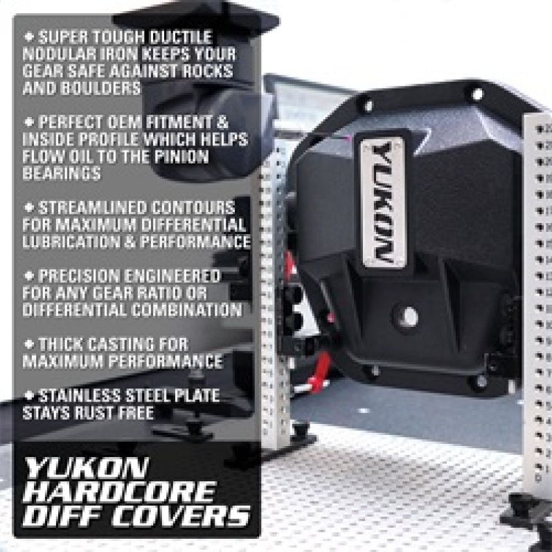 Yukon Gear Hardcore Diff Cover for 11.5in & 11.8in GM Dodge Ram-Diff Covers-Yukon Gear & Axle-YUKYHCC-AAM11.5-SMINKpower Performance Parts