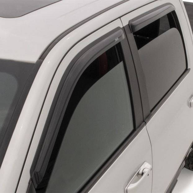 AVS 09-18 Dodge RAM 1500 Crew Cab Ventvisor Outside Mount Window Deflectors 4pc - Smoke