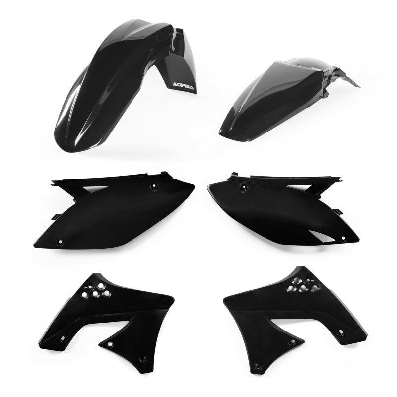 Acerbis 09-12 Kawasaki KX250F Plastic Kit - Black-Plastics-Acerbis-ACB2141780001-SMINKpower Performance Parts