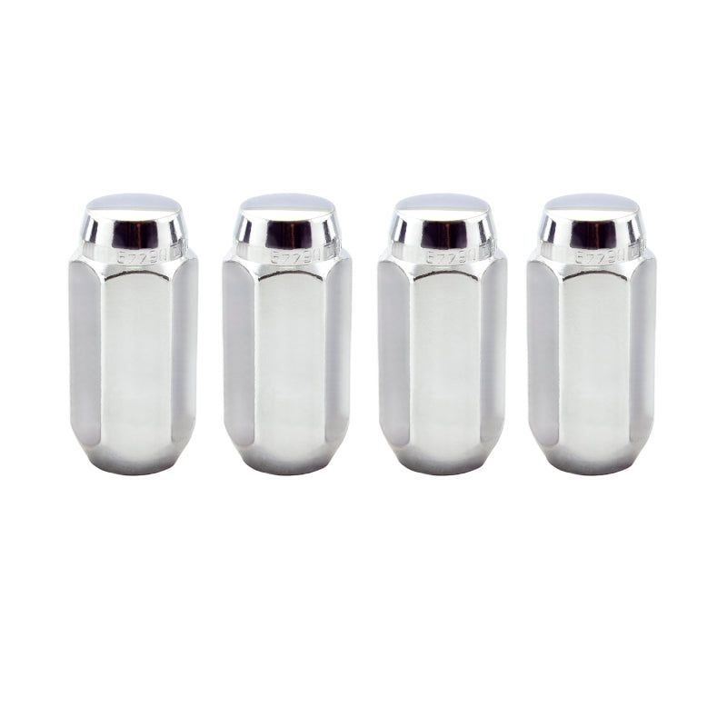McGard Hex Lug Nut (Cone Seat) M14X1.5 / 13/16 Hex / 1.945in. Length (4-Pack) - Chrome-Lug Nuts-McGard-MCG64021-SMINKpower Performance Parts