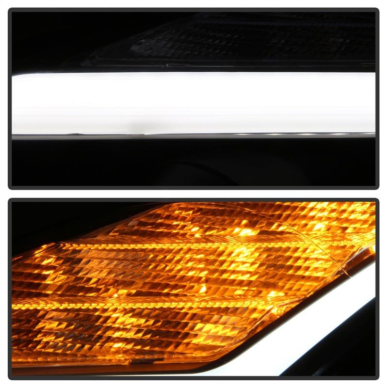 Spyder Nissan GTR R35 09-14 - Projector Headlights - DRL LED - Black-Headlights-SPYDER-SPY5085696-SMINKpower Performance Parts