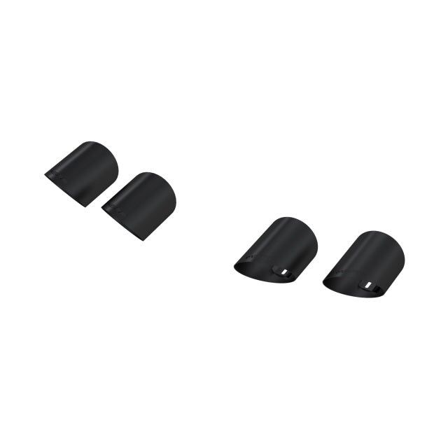 MBRP 15-24 Ford Mustang T304 SS 4in OD / 6.5in Length Quad Tip Cover Kit - Black Tip-Tips-MBRP-MBRPT5198BLK-SMINKpower Performance Parts
