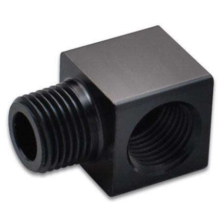 Vibrant 1/8in NPT Female x 1/8in NPT Male 90 Deg Adapter Fitting-Fittings-Vibrant-VIB10825-SMINKpower Performance Parts