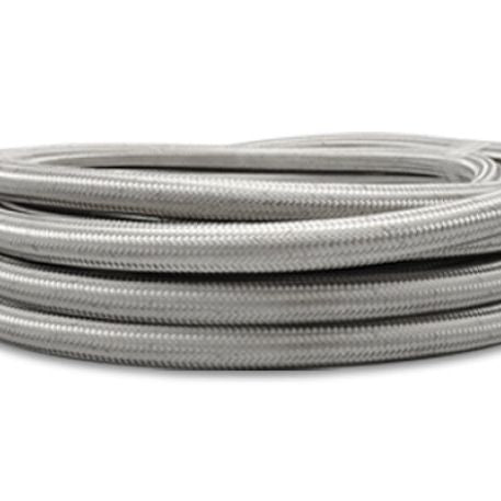 Vibrant SS Braided Flex Hose with PTFE Liner -12 AN (10 foot roll)