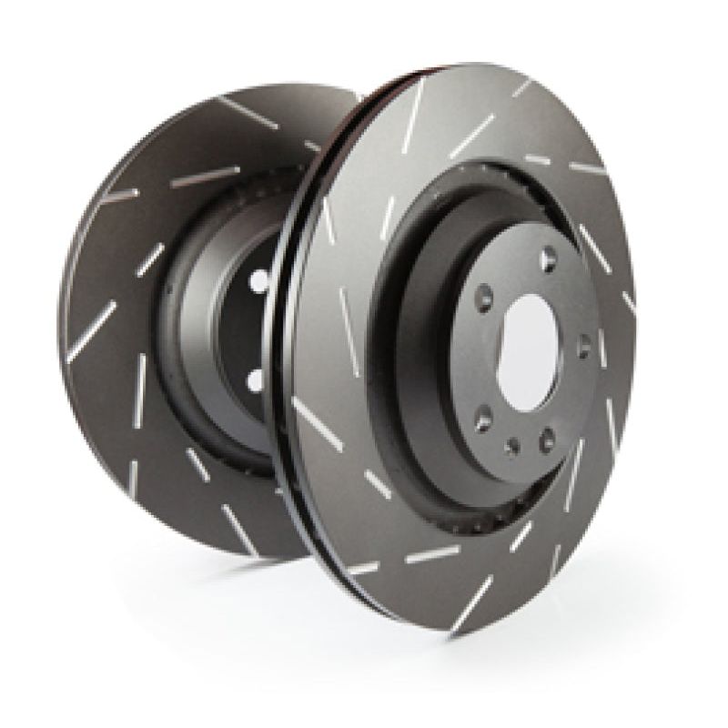 EBC 2017+ Audi Q7 USR Rotor Kit-Brake Rotors - Slotted-EBC-EBCUSR2150-SMINKpower Performance Parts