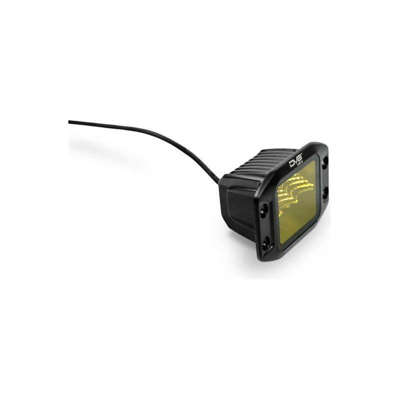DV8 3-Inch Elite Series LED Amber Flush Mount Pod Light - SMINKpower Performance Parts DVEBE3FMW40W-A DV8 Offroad