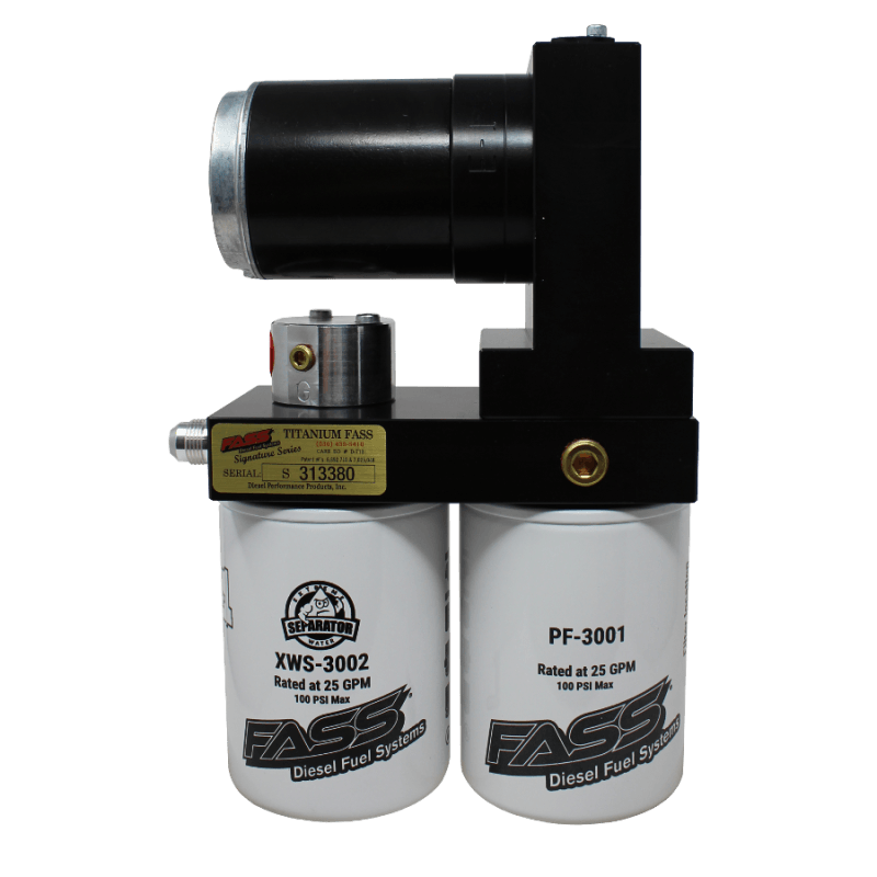 FASS Class 8 165gph/16-18psi Titanium Signature Series Fuel Air Separation System TS 165G - SMINKpower Performance Parts FASSTS165G FASS Fuel Systems