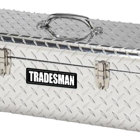 Tradesman Aluminum Handheld Tool Box (24in.) - Brite - SMINKpower Performance Parts TRA5124T Tradesman