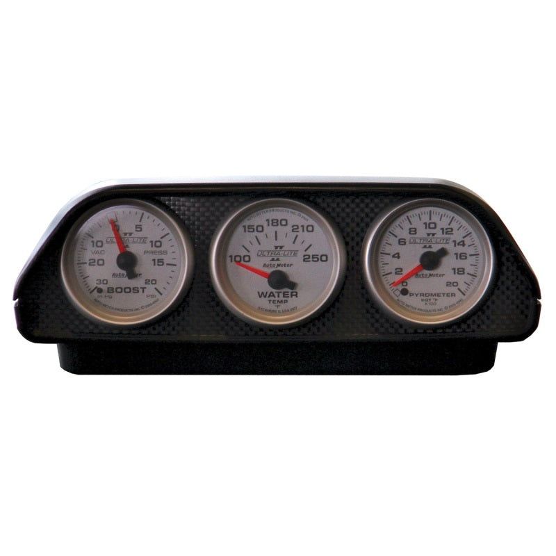 Autometer Triple 52mm Universal Fit Dash Top Pod-Gauge Pods-AutoMeter-ATM5288-SMINKpower Performance Parts