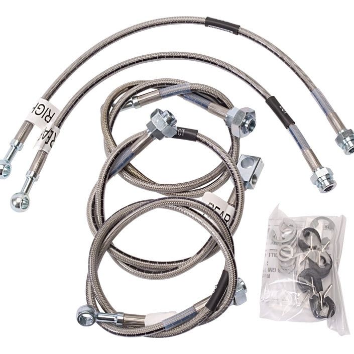 Russell Performance 01-06 GM Silverado/Sierra HD (All) (Also fits Rancho) Brake Line Kit - SMINKpower Performance Parts RUS695770 Russell
