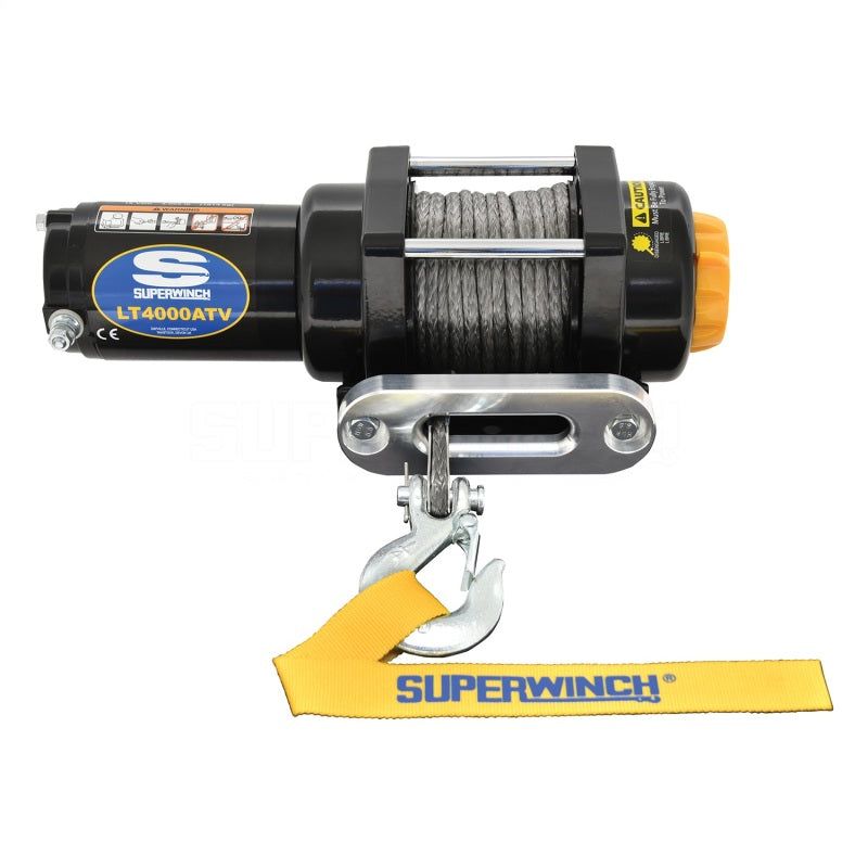 Superwinch 4000 LBS 12V DC 3/16in x 50ft Synthetic Rope LT4000 Winch - SMINKpower Performance Parts SUW1140230 Superwinch