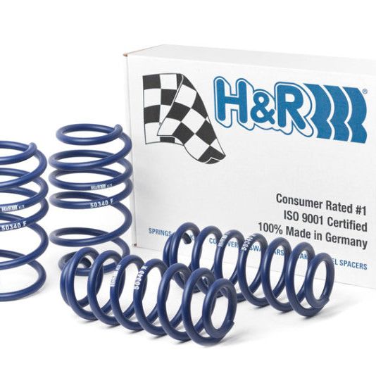 H&R 15-19 Audi A3 Sedan Quattro (AWD) 8VS Sport Spring-Lowering Springs-H&R-HRS50340-SMINKpower Performance Parts