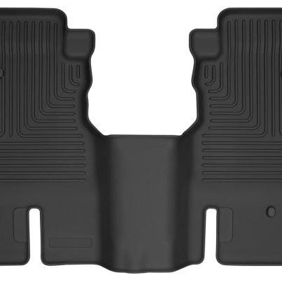 Husky Liners 19-24 JLU Jeep Wrangler 4 Door X-Act Contour Black Floor Liners (2nd Seat)-Floor Mats - Rubber-Husky Liners-HSL54631-SMINKpower Performance Parts