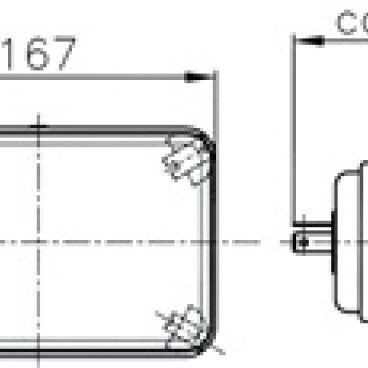 Hella Module 164 x 103mm H4 12V ECE Universal Lamp - SMINKpower Performance Parts HELLA003177001 Hella