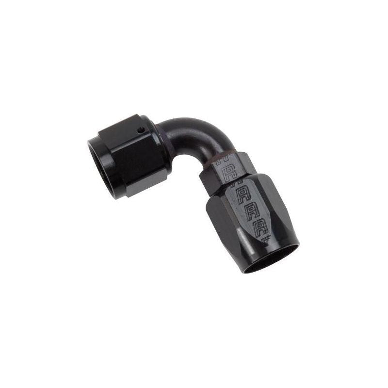 Russell Performance -8 AN Black 90 Degree Full Flow Hose End - SMINKpower Performance Parts RUS610175 Russell