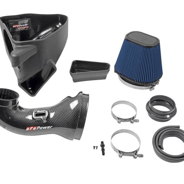aFe 17-12 Chevrolet Camaro ZL1 (6.2L-V8) Track Series Carbon Fiber CAI System w/ Pro 5R Filters - SMINKpower Performance Parts AFE57-10018R aFe