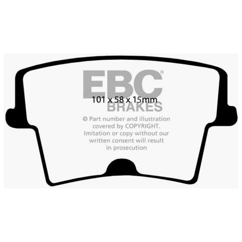 EBC 05-10 Chrysler 300C 5.7 Redstuff Rear Brake Pads-Brake Pads - Performance-EBC-EBCDP31722/2C-SMINKpower Performance Parts