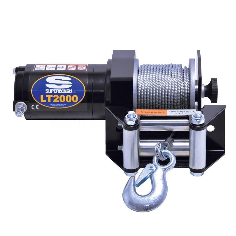 Superwinch 2000 LBS 12V DC 5/32in x 49ft Steel Rope LT2000 Winch - SMINKpower Performance Parts SUW1120210 Superwinch