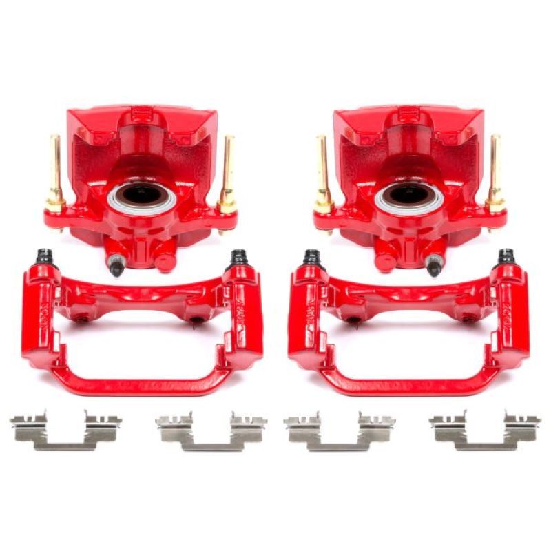 Power Stop 07-16 Cadillac Escalade Rear Red Calipers w/Brackets - Pair-Brake Calipers - Perf-PowerStop-PSBS5030-SMINKpower Performance Parts