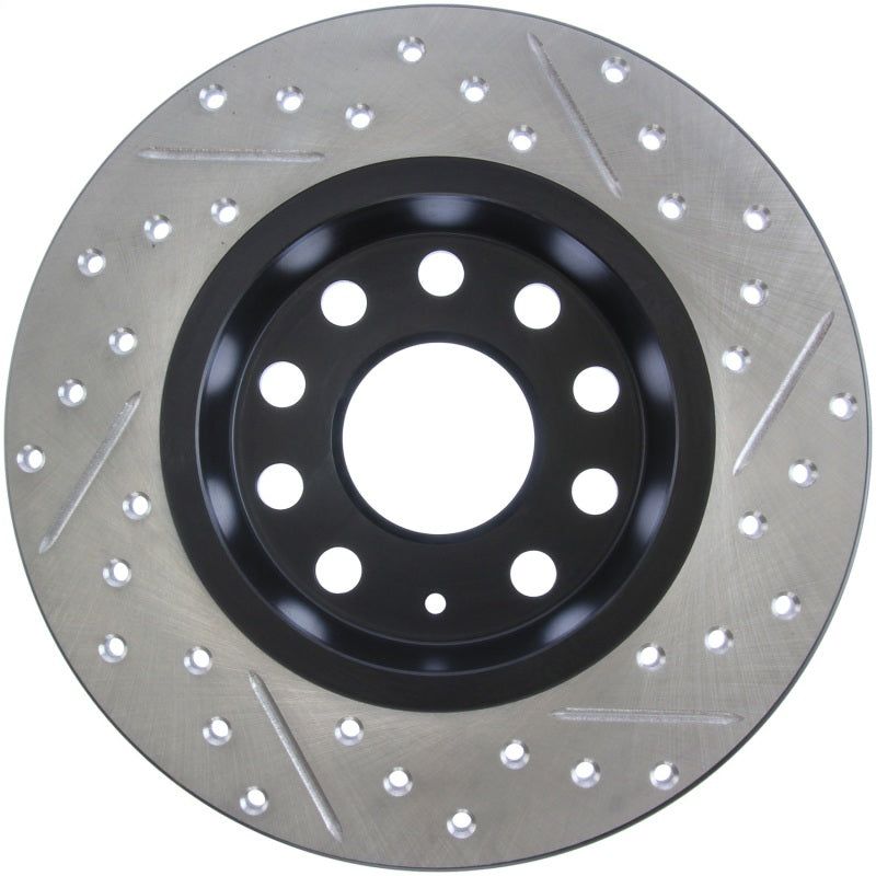 StopTech Slotted & Drilled Sport Brake Rotor-Brake Rotors - Slot & Drilled-Stoptech-STO127.33131R-SMINKpower Performance Parts