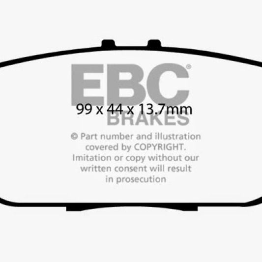 EBC 06-15 Mazda Miata MX5 2.0 Yellowstuff Rear Brake Pads-Brake Pads - Performance-EBC-EBCDP41775R-SMINKpower Performance Parts