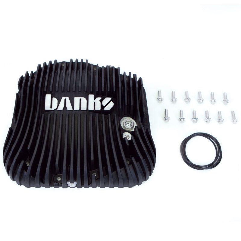 Banks 85-19 Ford F250/ F350 10.25in 12 Bolt Black-Ops Differential Cover Kit-Diff Covers-Banks Power-GBE19258-SMINKpower Performance Parts