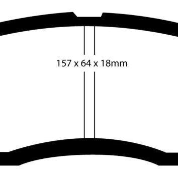 EBC 16-21 Subaru WRX 2.0T Yellowstuff Front Brake Pads-Brake Pads - Performance-EBC-EBCDP41583R-SMINKpower Performance Parts