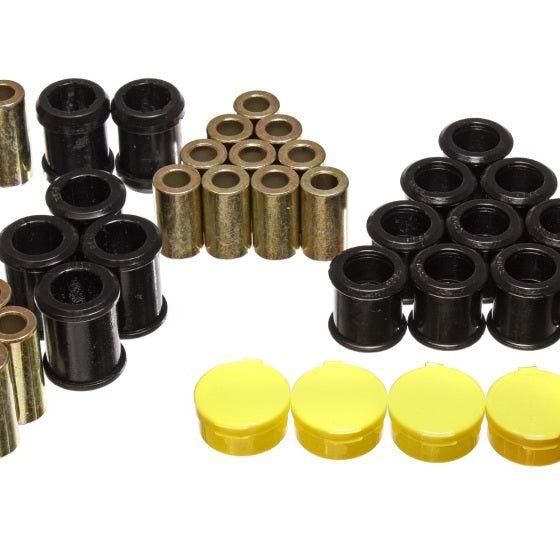 Energy Suspension 95-98 Nissan 240SX (S14) Black Rear Control Arm Bushing Set (Must reuse existing o-Bushing Kits-Energy Suspension-ENG7.3119G-SMINKpower Performance Parts