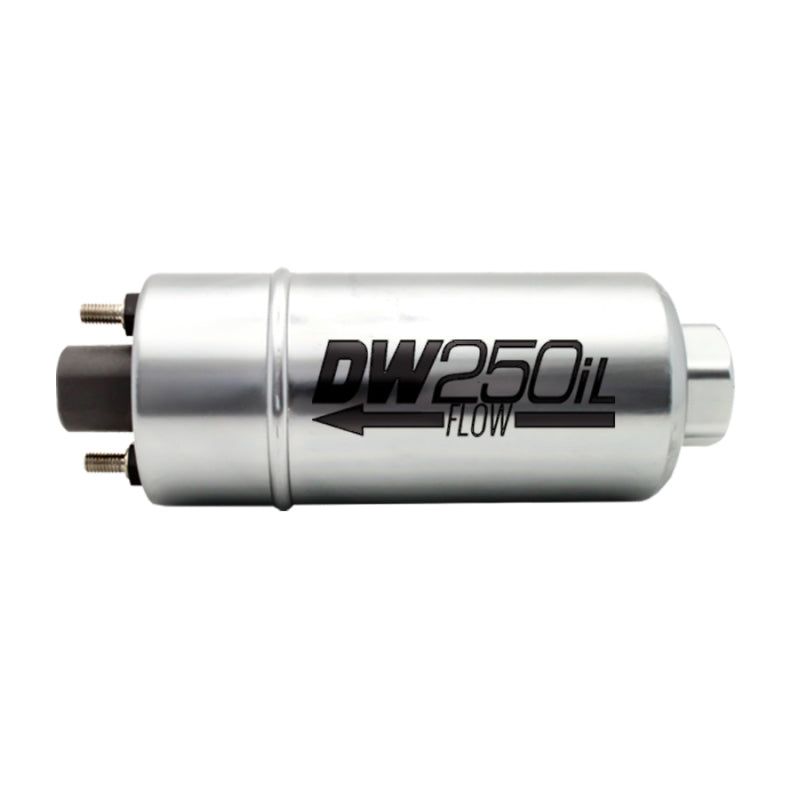 DeatschWerks 250LPH In-Line External Fuel Pump (No Bracket) - SMINKpower Performance Parts DWK9-250 DeatschWerks