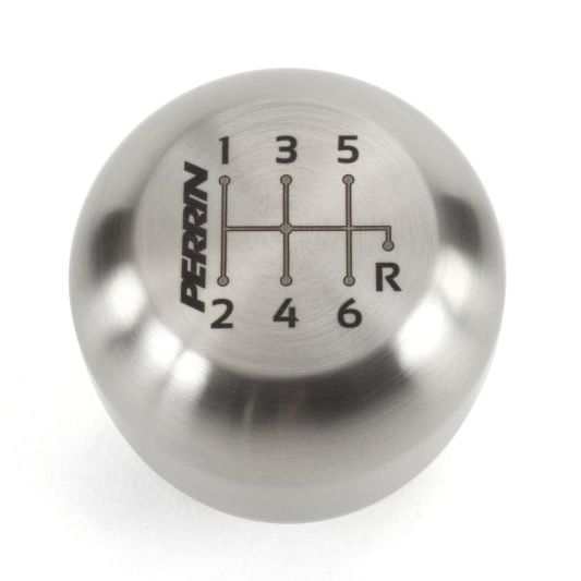 Perrin 17-18 Honda Civic Brushed Stainless Steel Large Shift Knob - 6 Speed-Shift Knobs-Perrin Performance-PERPHP-INR-120SS-SMINKpower Performance Parts