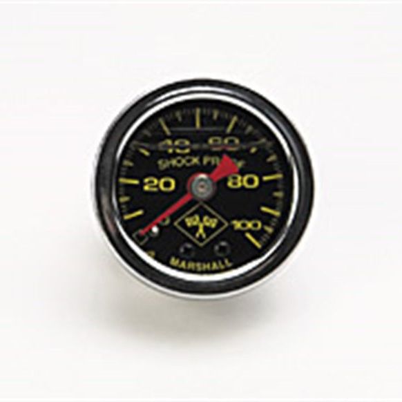 Russell Performance 100 psi fuel pressure gauge black face chrome case (Liquid-filled) - SMINKpower Performance Parts RUS650320 Russell