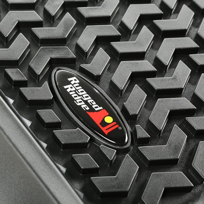Rugged Ridge Floor Liner Rear Black Universal-Floor Mats - Rubber-Rugged Ridge-RUG82950.01-SMINKpower Performance Parts