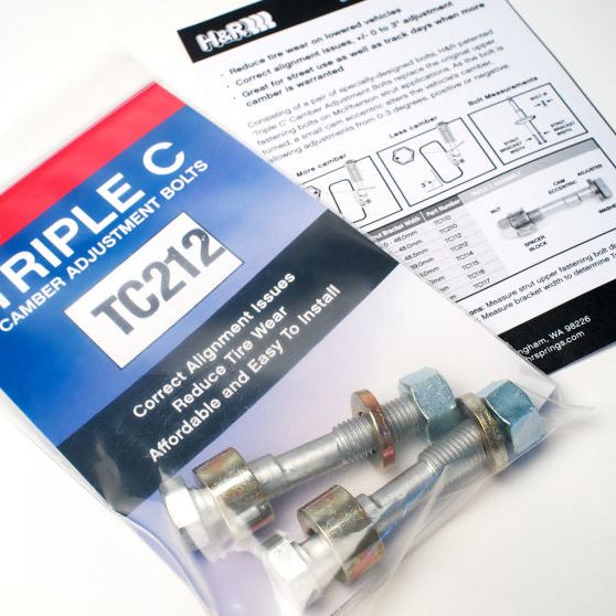 H&R TC112 Triple Camber Adjustment Bolts - 12mm-Suspension Arms & Components-H&R-HRSTC112-SMINKpower Performance Parts